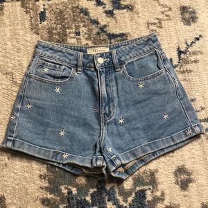 High rise shorts